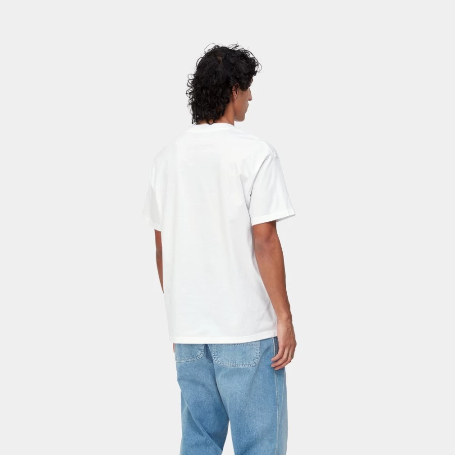Carhartt WIP Men's White Unity Short Sleeve T-Shirt S/S
