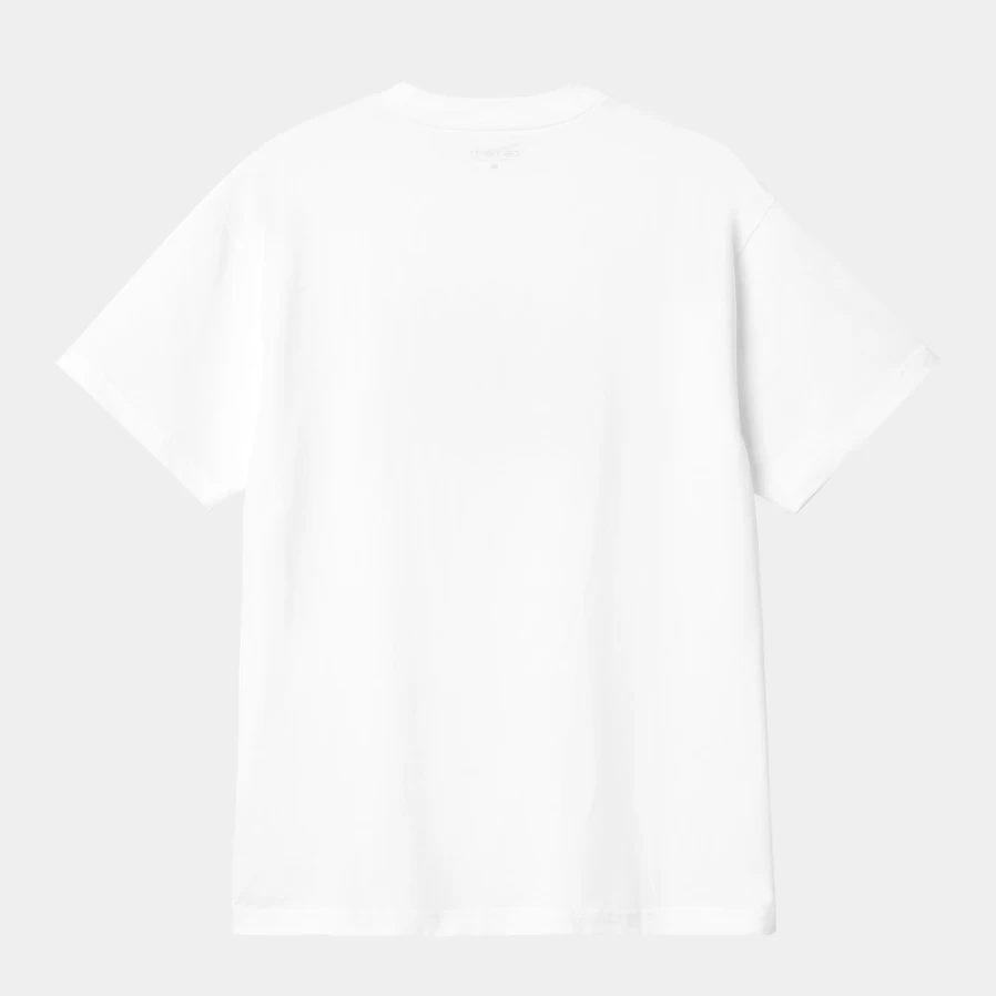 Carhartt WIP Men's White Short Sleeve Built-T T-Shirt S/S Casual Crewneck Tee