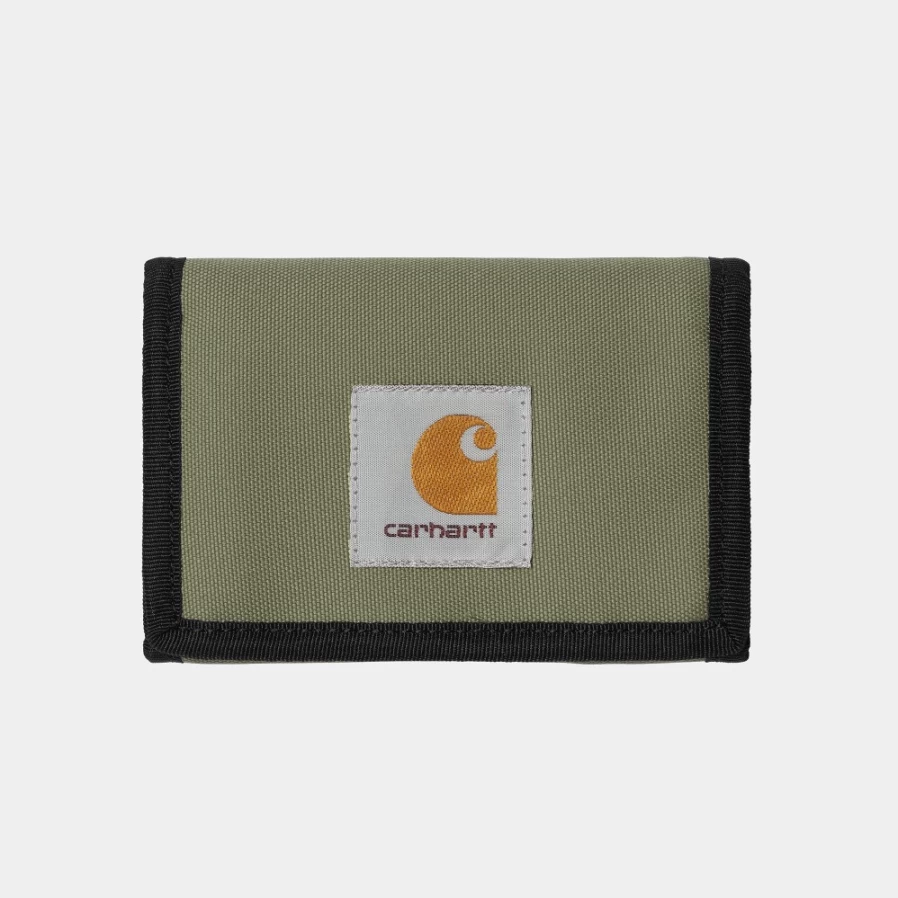 Carhartt WIP Alec Wallet in Dollar Green - Durable Men's Bifold Wallet