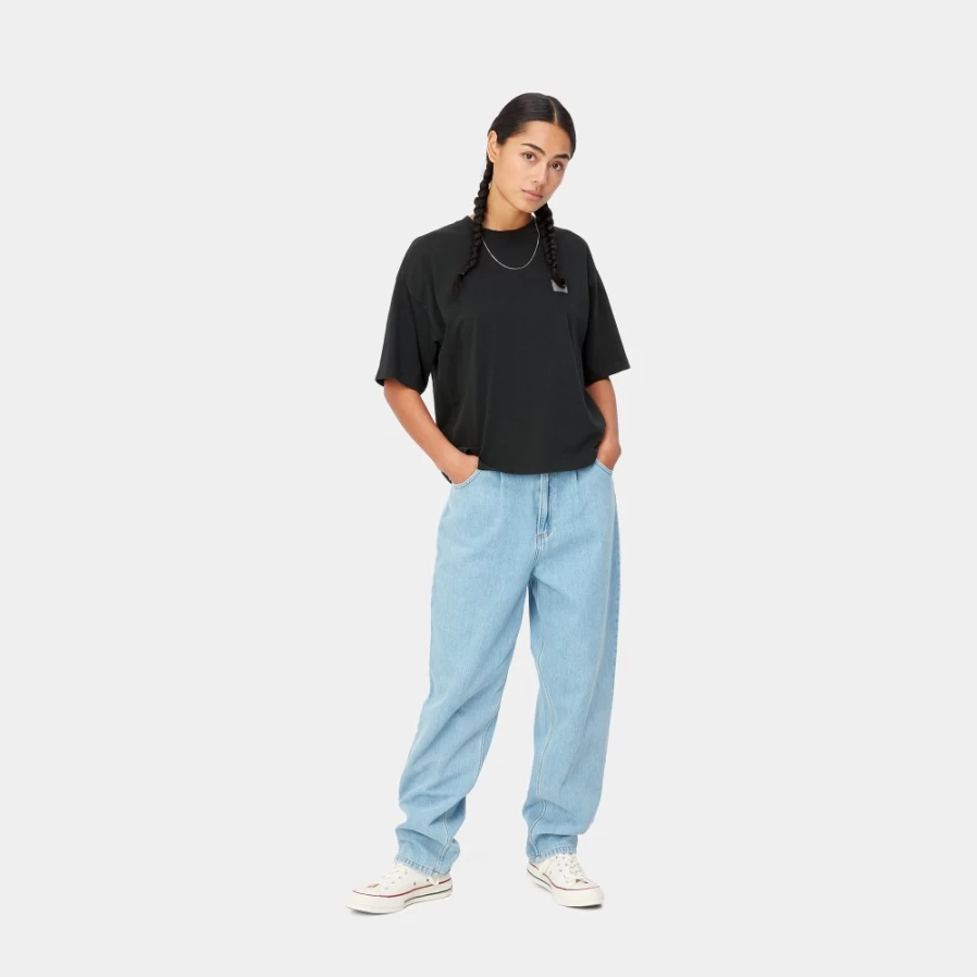 Carhartt WIP Women's Nelson Short Sleeve T-Shirt in Black