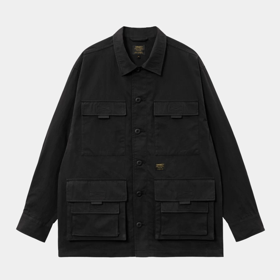 Carhartt WIP Tristan Shirt Jacket for Men in Black - Casual Outerwear Coat