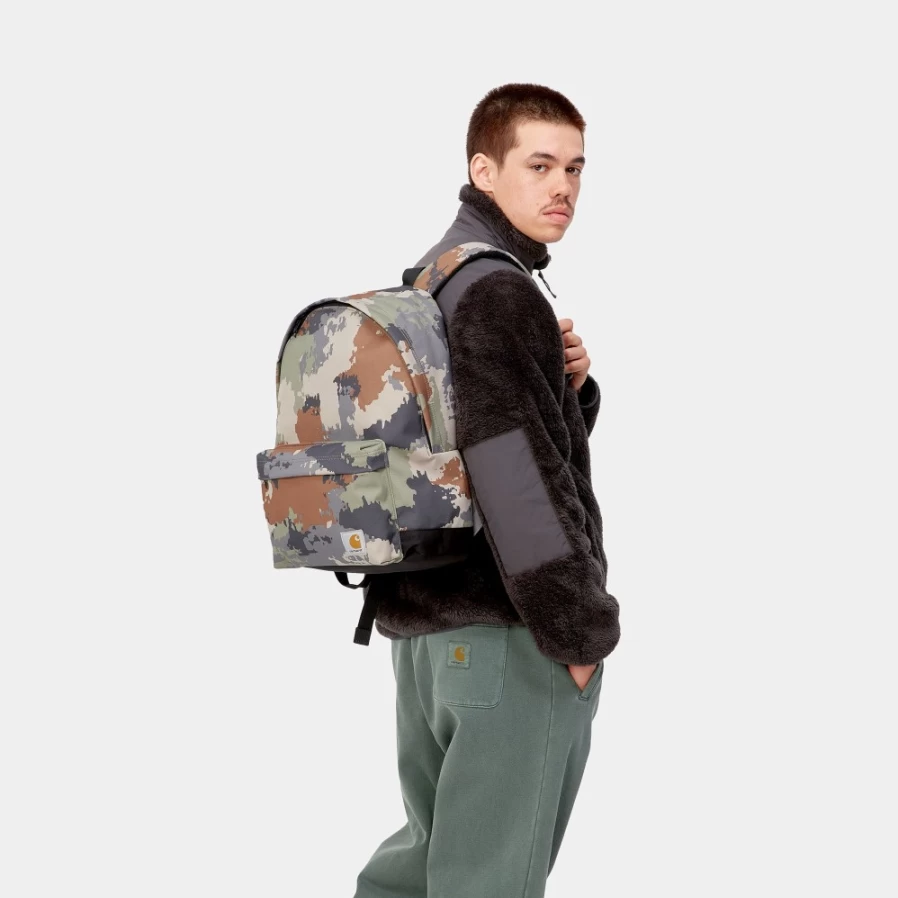 Carhartt WIP Jake Backpack - Trail Print Durable Daypack for Outdoor & Urban Use