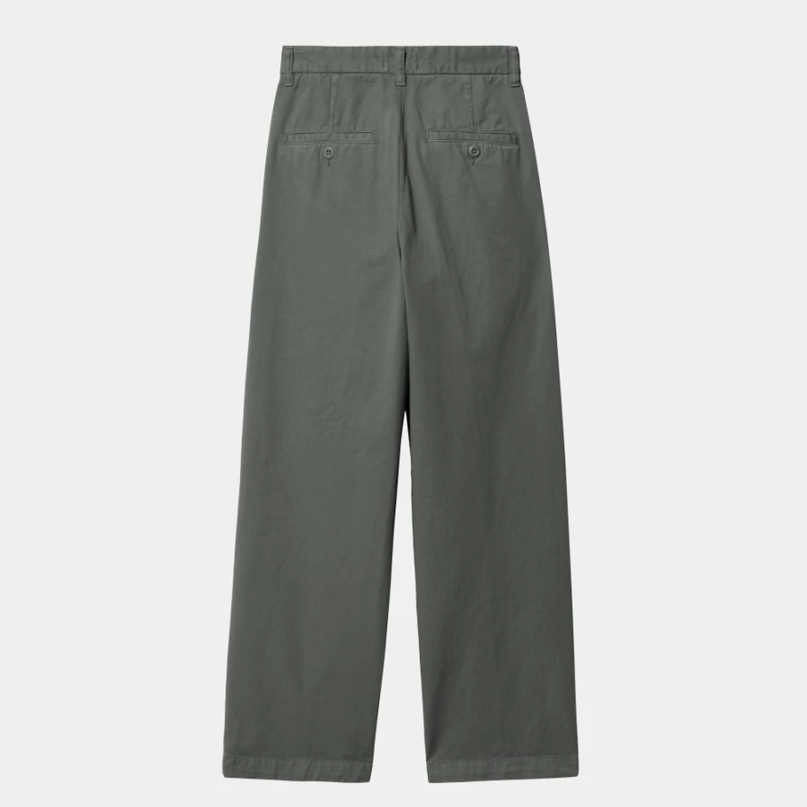 Carhartt WIP Women's Cara Pant in Smoke Green - Comfortable & Stylish Trousers