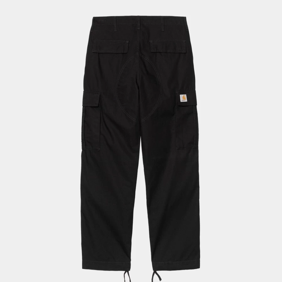 Carhartt WIP Men's Black Regular Cargo Pants for Work & Casual Wear