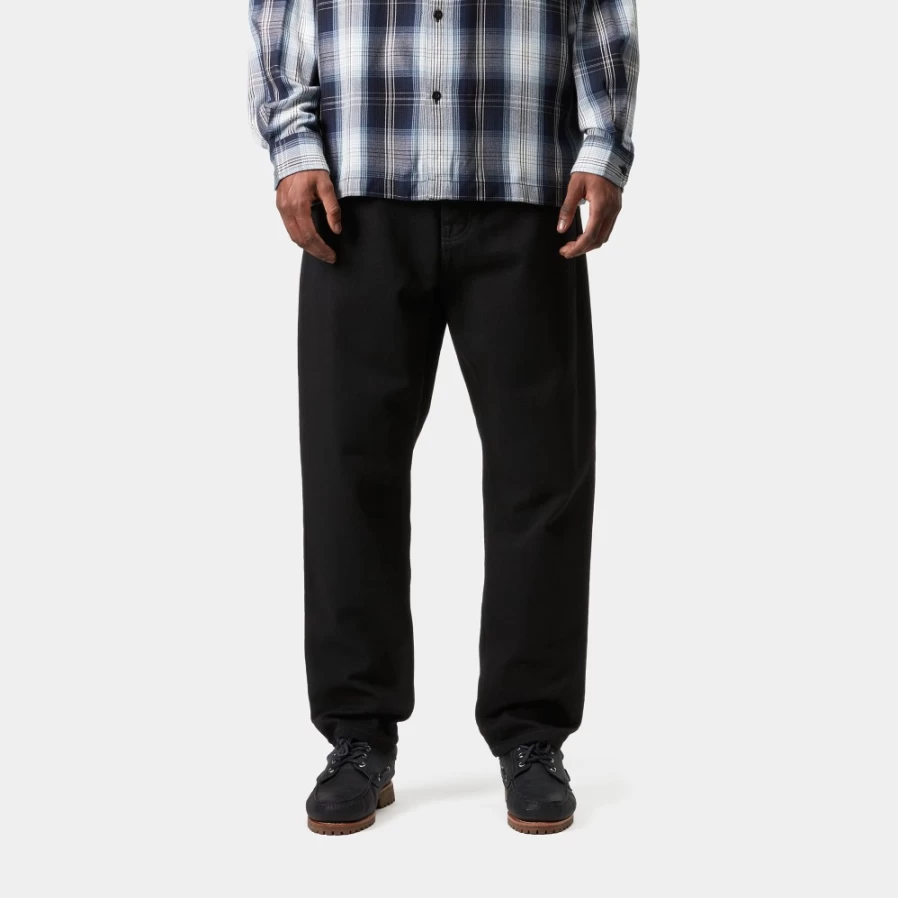 Carhartt WIP Men's Newel Pant in Black - Durable Workwear Trousers