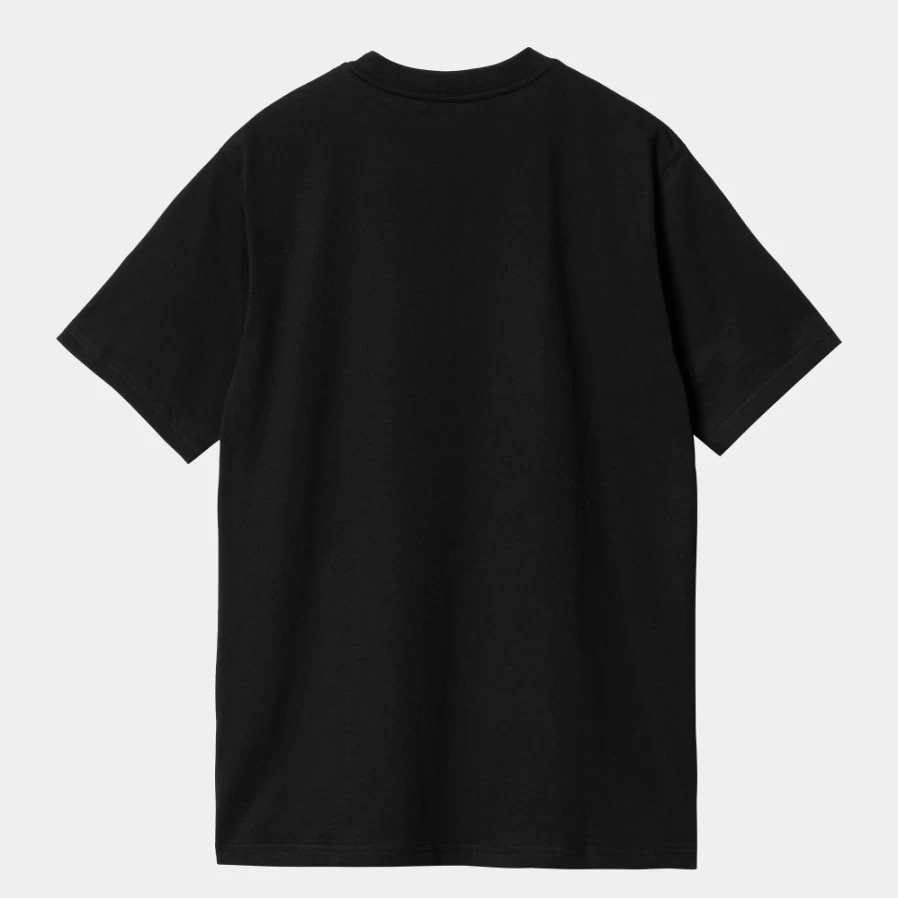 Carhartt WIP Men's Black Dandelion Script Short Sleeve T-Shirt